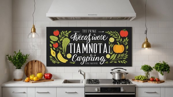 Inspiring Healthy Eating: The Power of Motivational Quotes in Your Kitchen Decor